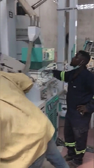 Moulins à riz 25T au Ghana