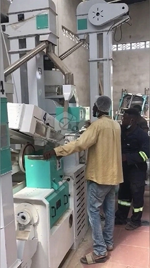 Moulins à riz 25T au Ghana