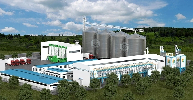 Moulin_à_riz_étuvant_de_100tonnes_par_lot_avec_usine_de_rizerie_de_200tonnes_par_jour 7