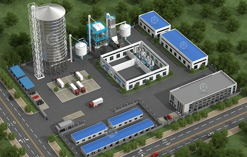 Usine_de_rizerie_étuvée_de_20tonnes_par_lot_ avec_30tonnes_de_machines_de_rizerie_par_jour 4