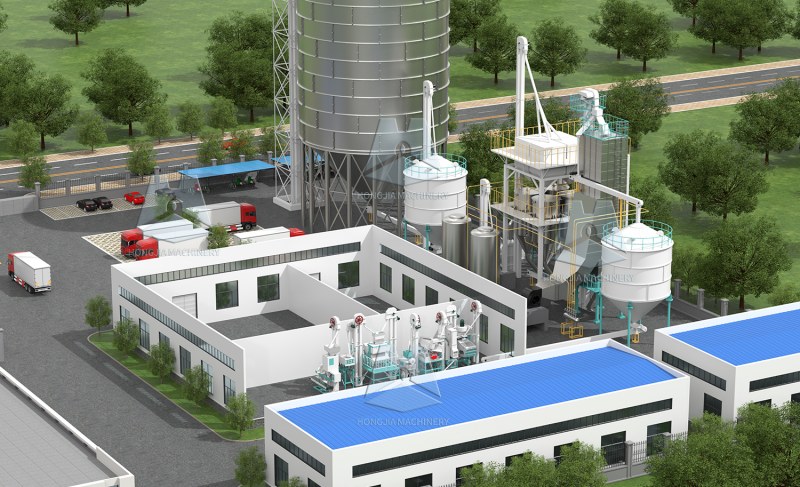 Usine_de_rizerie_étuvée_de_20tonnes_par_lot_ avec_30tonnes_de_machines_de_rizerie_par_jour 6
