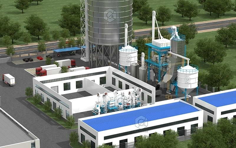 Usine_de_rizerie_étuvée_de_20tonnes_par_lot_ avec_30tonnes_de_machines_de_rizerie_par_jour 6