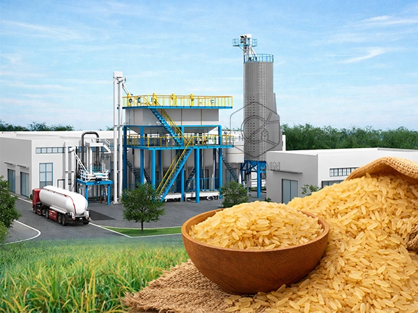 Usine de transformation de riz précuit au Nigéria